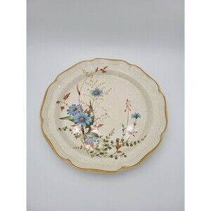 Vintage Mikasa Blue Daisies Chop Plate 12" Pattern EB 804 Japan 1980s Platter